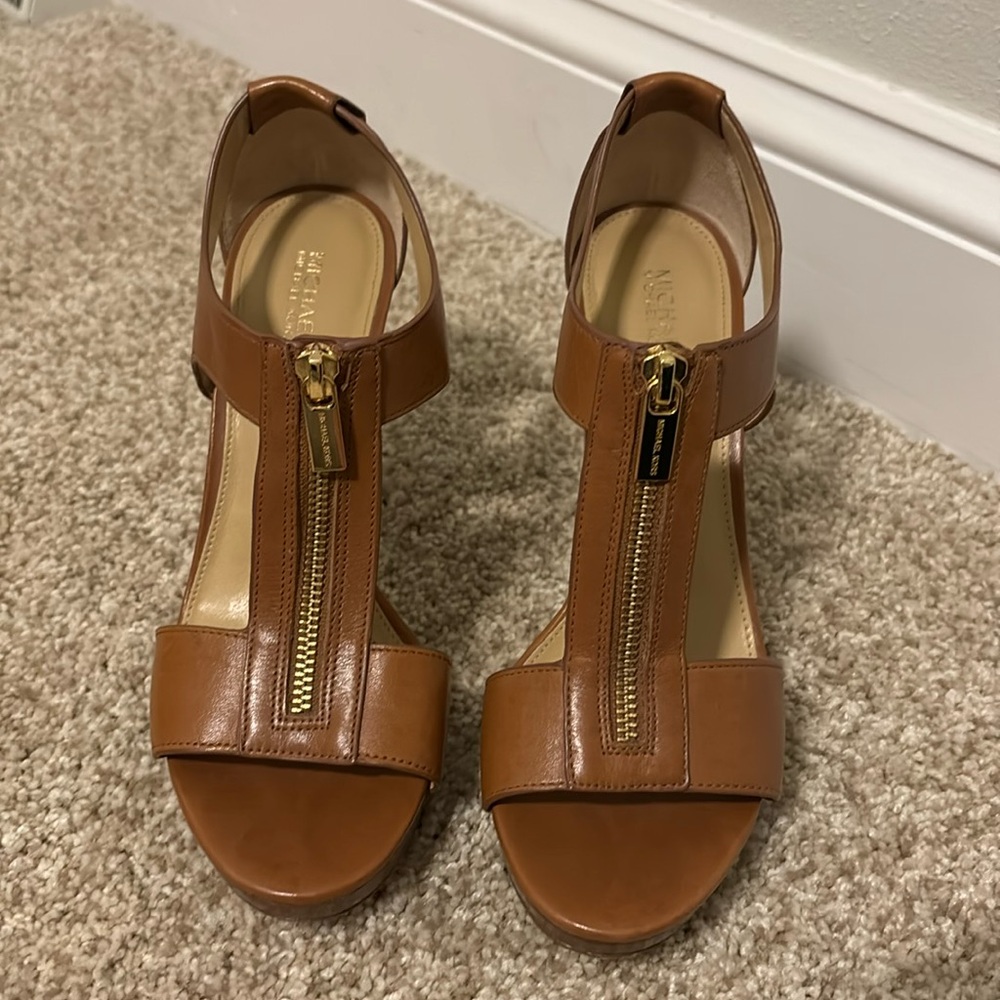 Michael Kors Zip Heeled Sandal